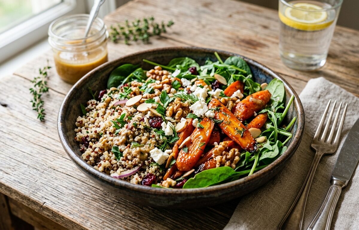 Maple Glazed Carrot and Quinoa Salad - main hero image