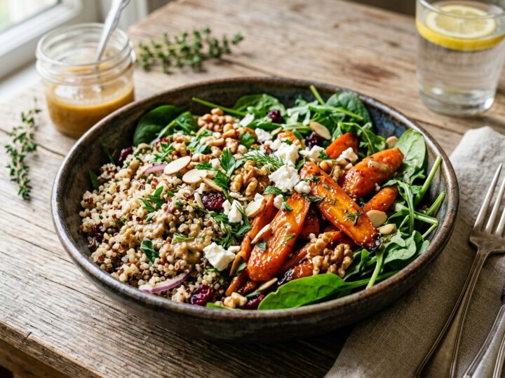 Maple Glazed Carrot and Quinoa Salad - main hero image