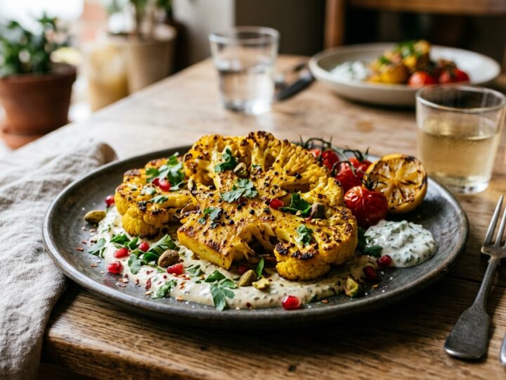 Turmeric and Black Pepper Cauliflower Steaks - main hero image