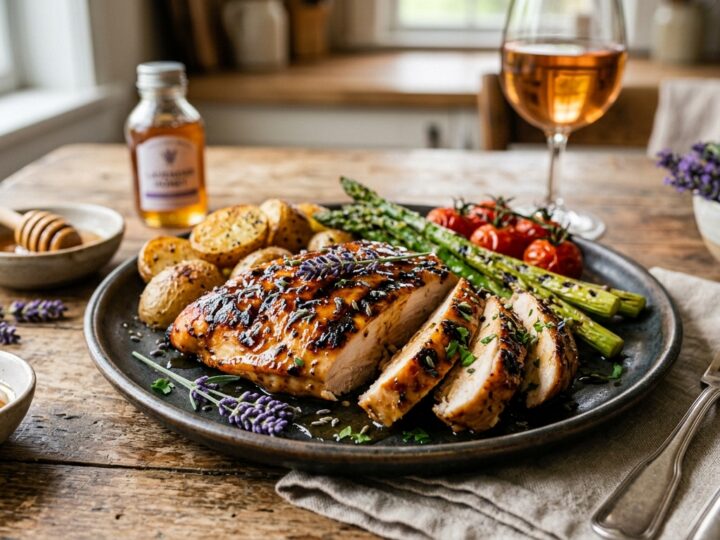 Lavender Infused Honey Grilled Chicken - main hero image