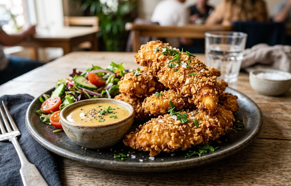 Almond Crusted Chicken Tenders - main hero image