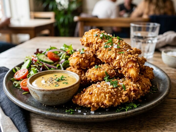Almond Crusted Chicken Tenders - main hero image