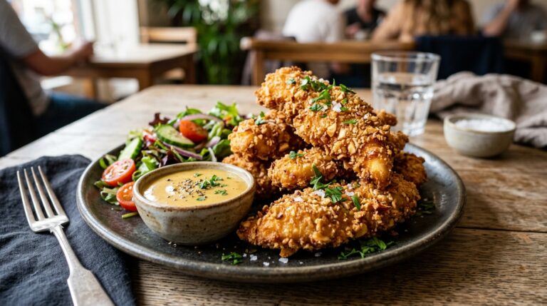 Almond Crusted Chicken Tenders - main hero image