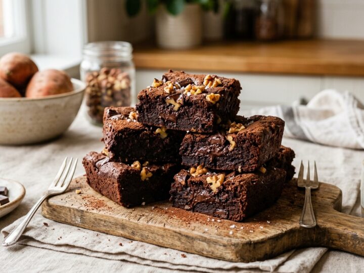Healthy Sweet Potato Chocolate Brownies - main hero image