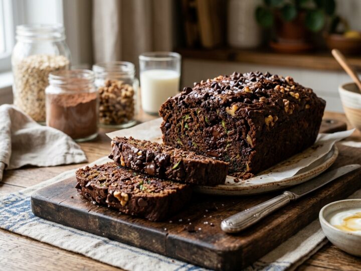Healthy Chocolate Zucchini Bread - main hero image