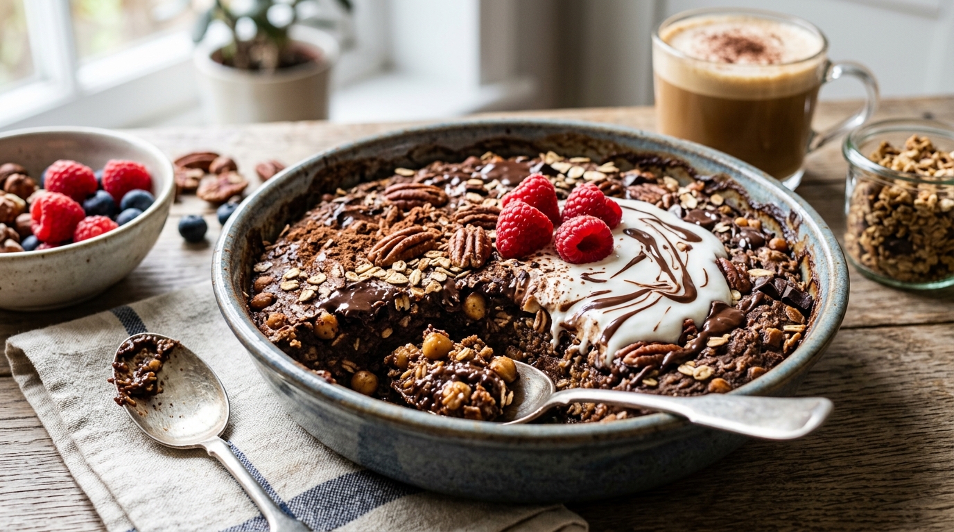 Mocha Chickpea Breakfast Bake - main hero image