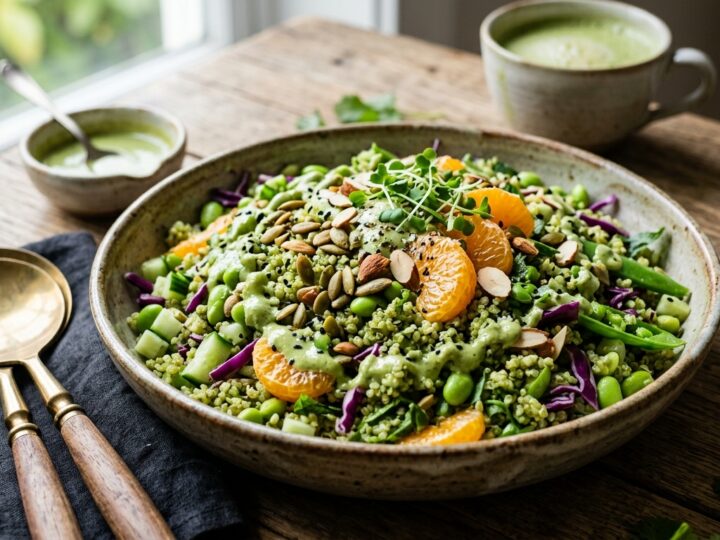 Matcha Green Tea Quinoa Salad - main hero image