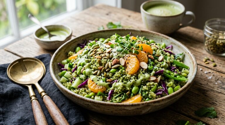 Matcha Green Tea Quinoa Salad - main hero image