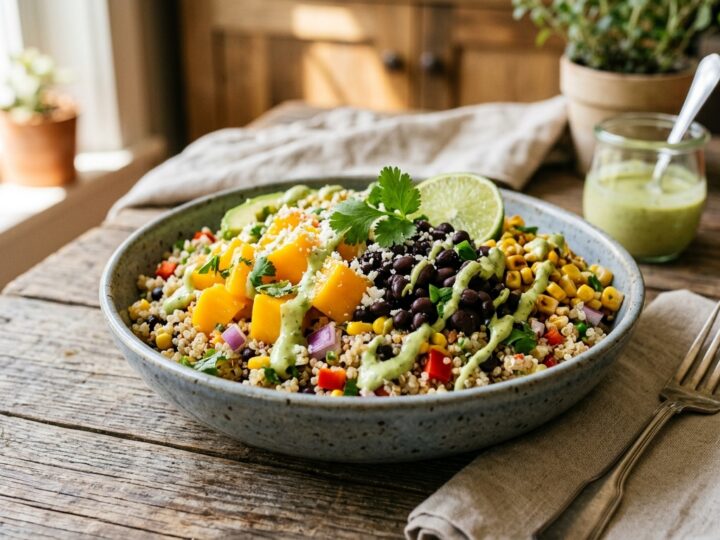 Mango and Black Bean Quinoa Bowl - main hero image