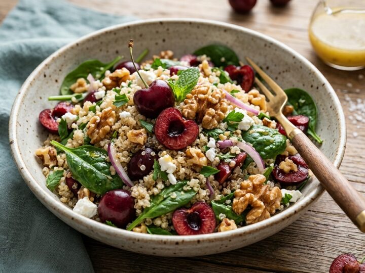 Cherry and Walnut Quinoa Salad - main hero image