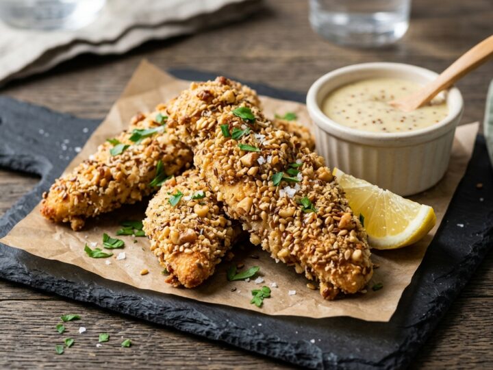 Walnut and Flaxseed Crusted Chicken Tenders - main hero image