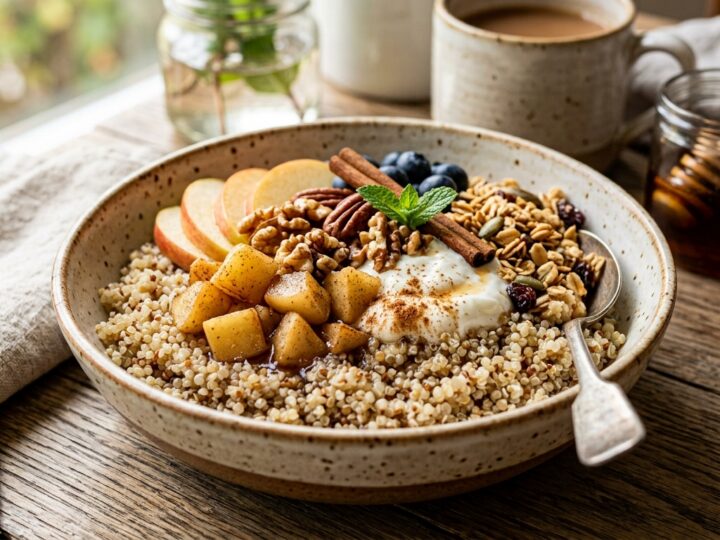 Apple Cinnamon Quinoa Breakfast Bowl - main hero image