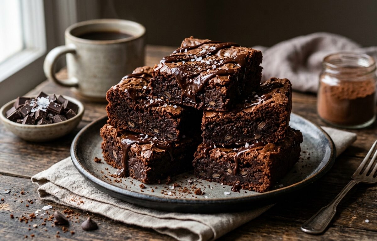 Mocha Black Bean Brownies - main hero image