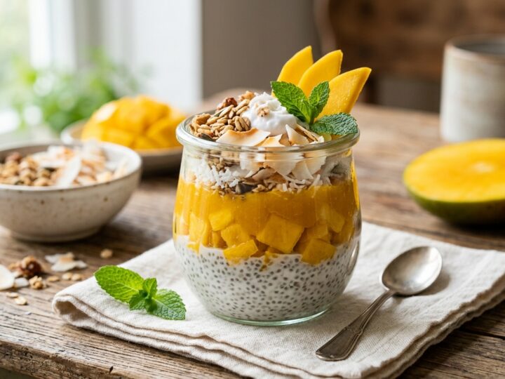 Mango Coconut Chia Pudding - main hero image