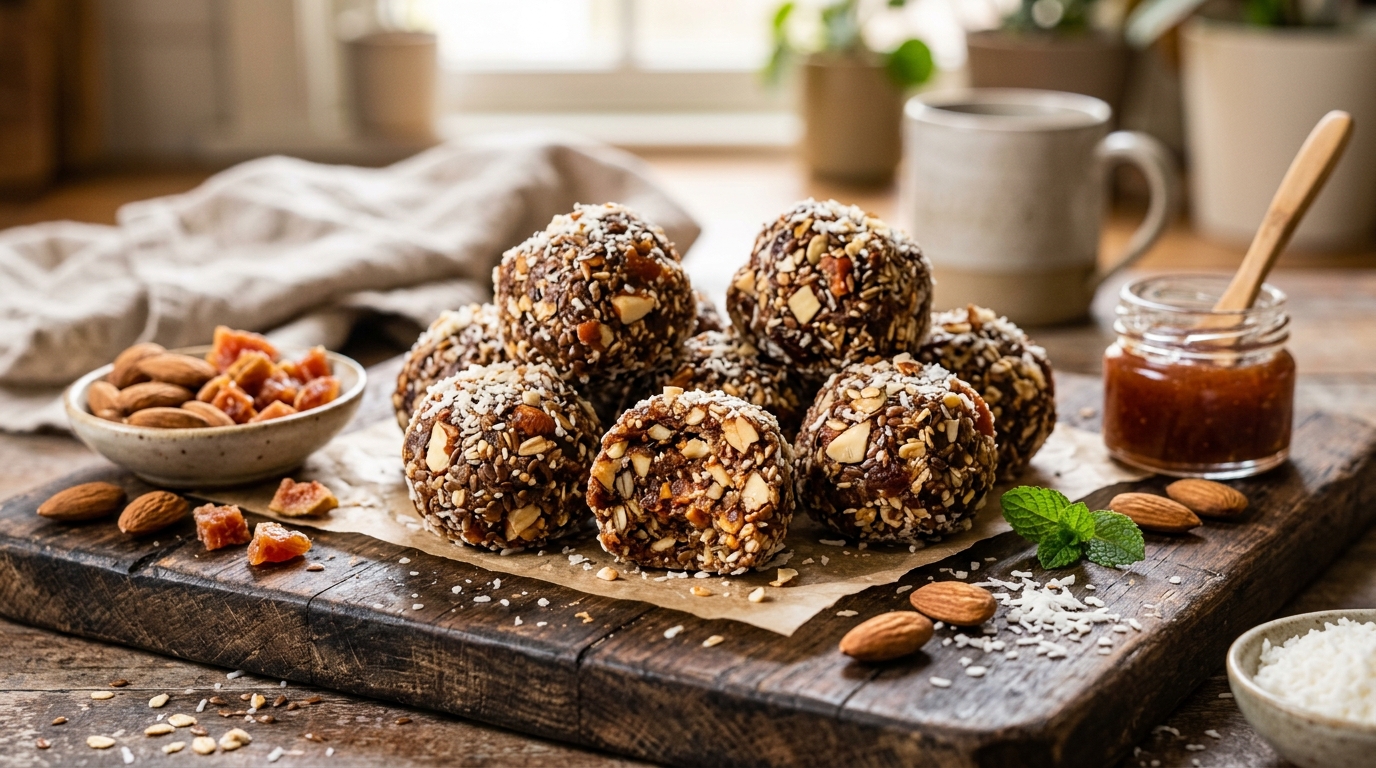 Guava and Almond Energy Bites - main hero image